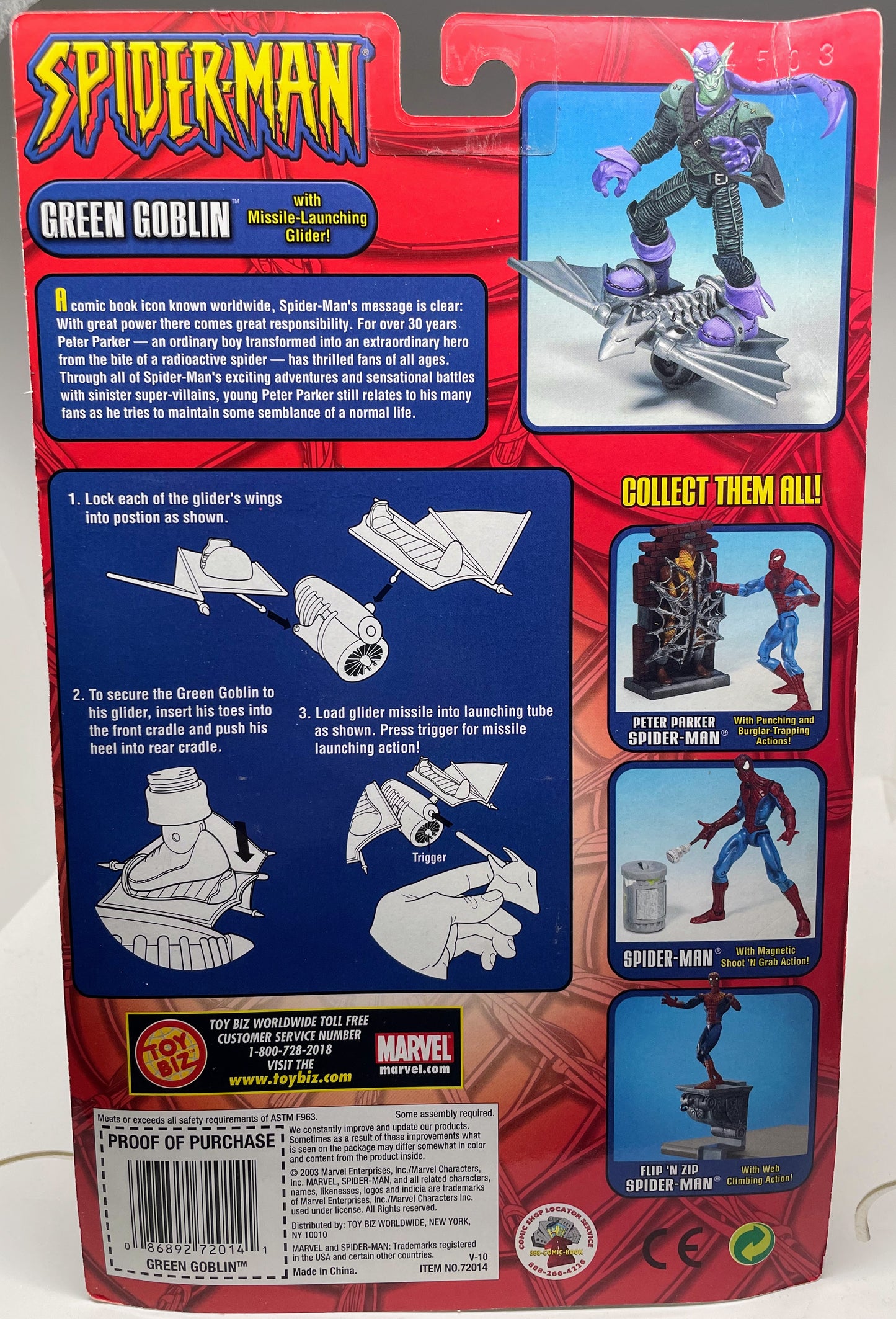 Green Goblin with Missile Launching Glider