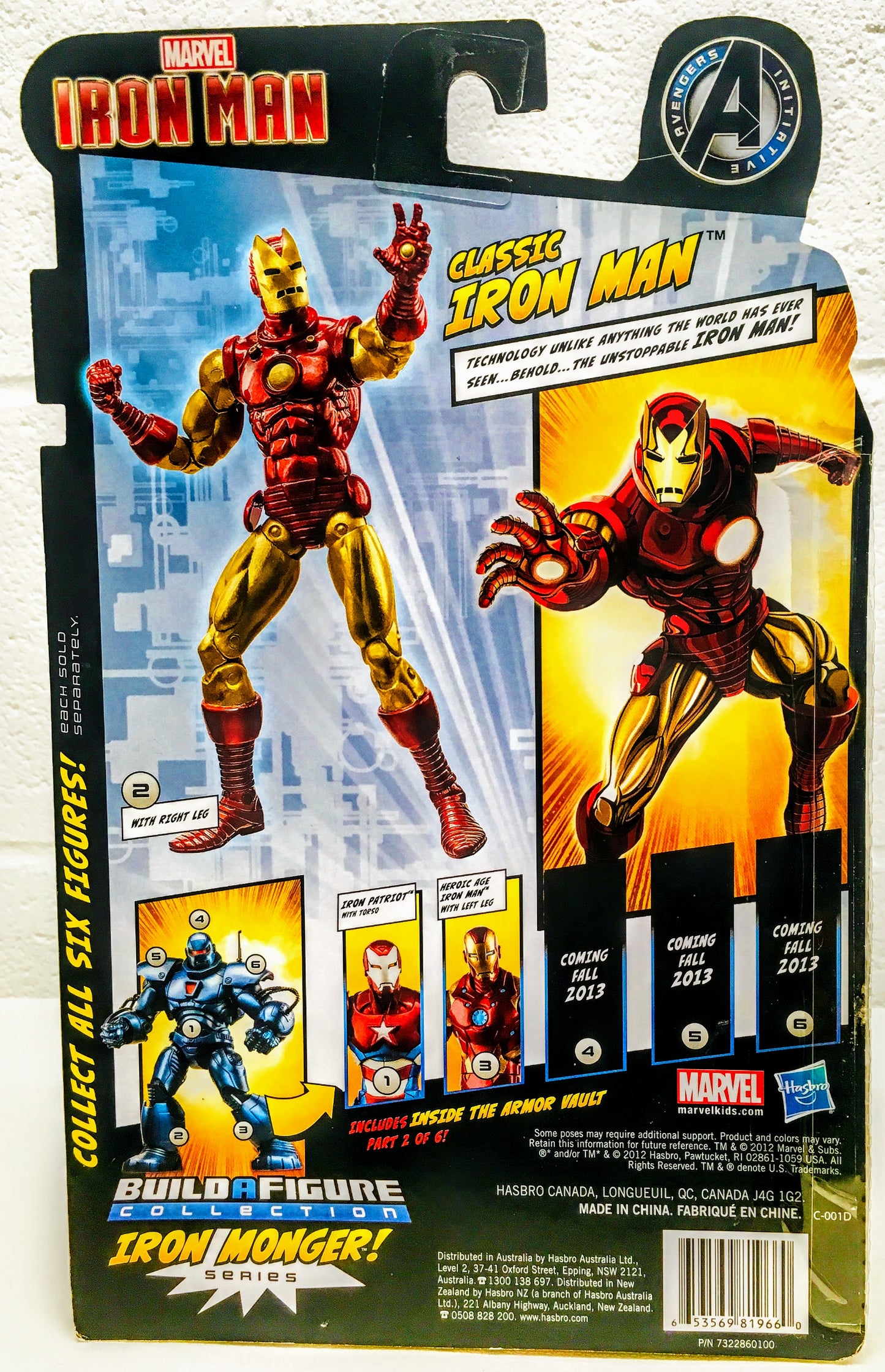 Hasbro Marvel Legends Classic Iron Man
