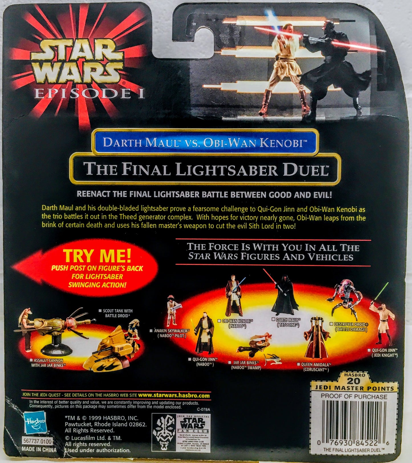 EP 1 Darth Maul vs. Obi-Wan Kenobi: The Final Lightsaber Duel