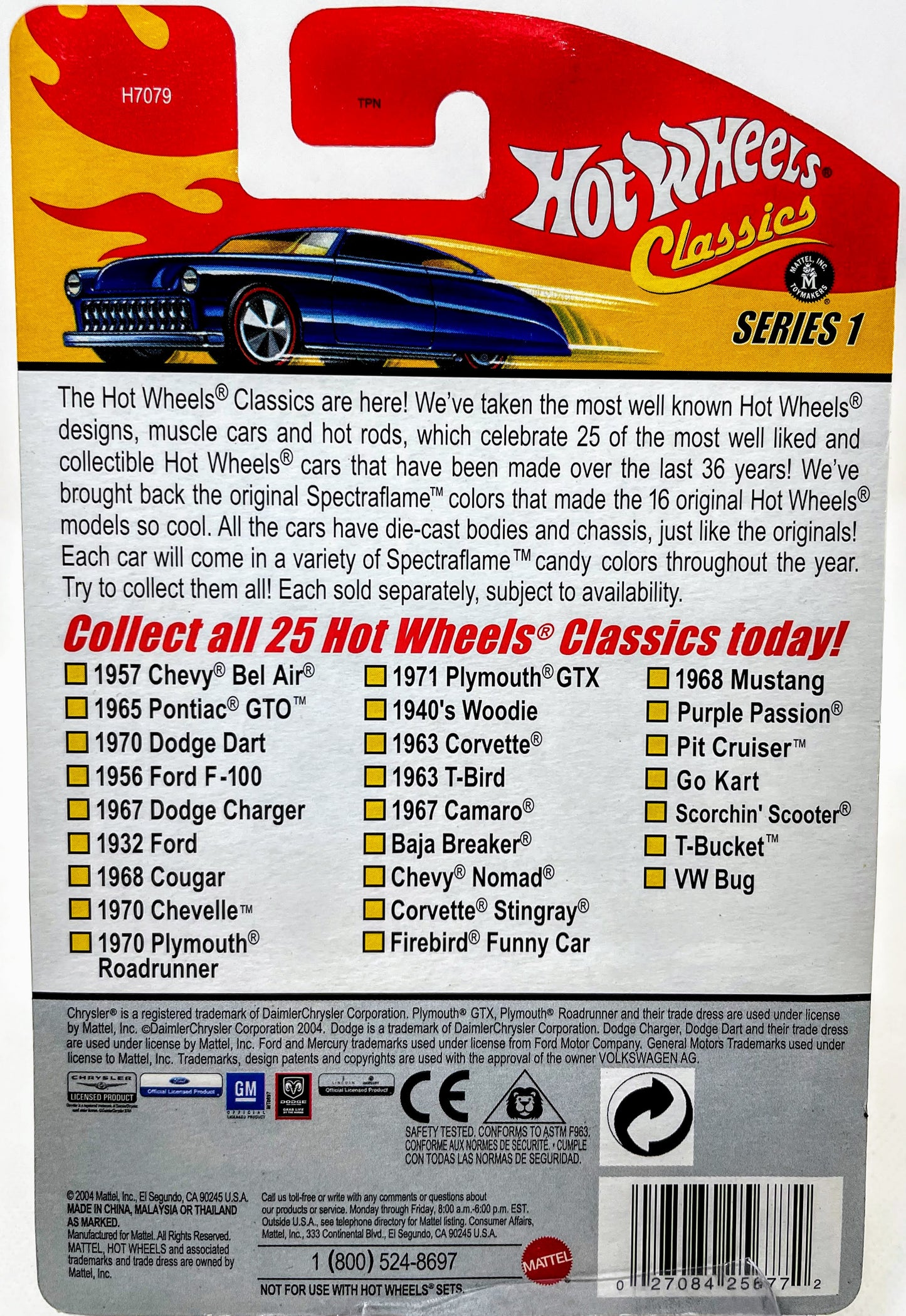 Hot Wheels Classics '67 Camaro