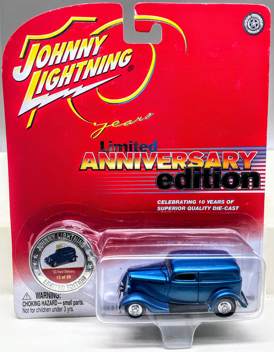 Johnny Lightning 10th Anniversary '33 Ford Sedan Delivery
