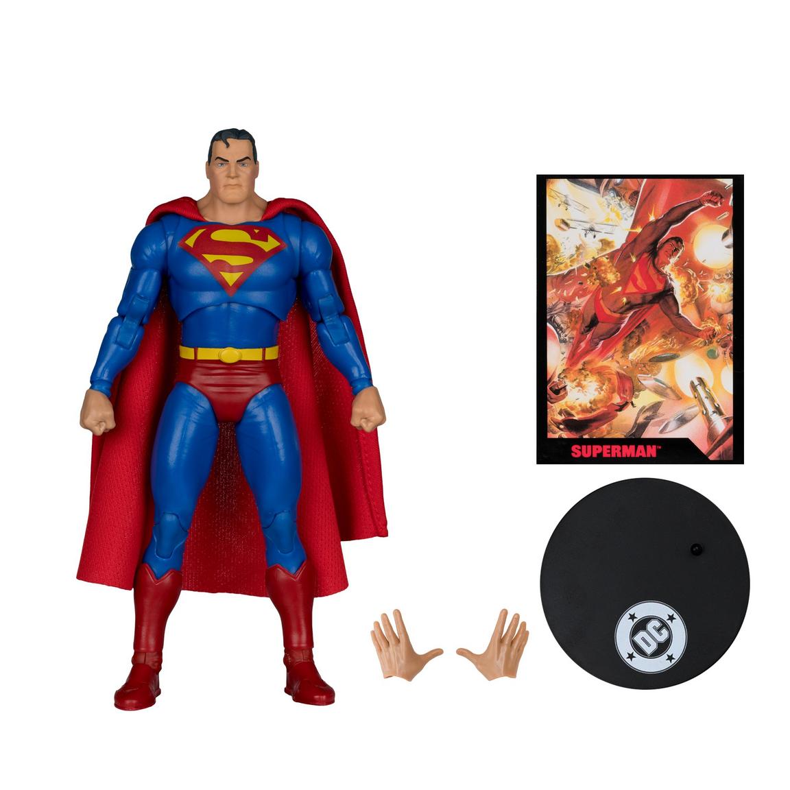McFarlane Toys DC Direct Page-Punchers (Justice) SUPERMAN 7" figure w/Comic Platinum Edition Chase Figure