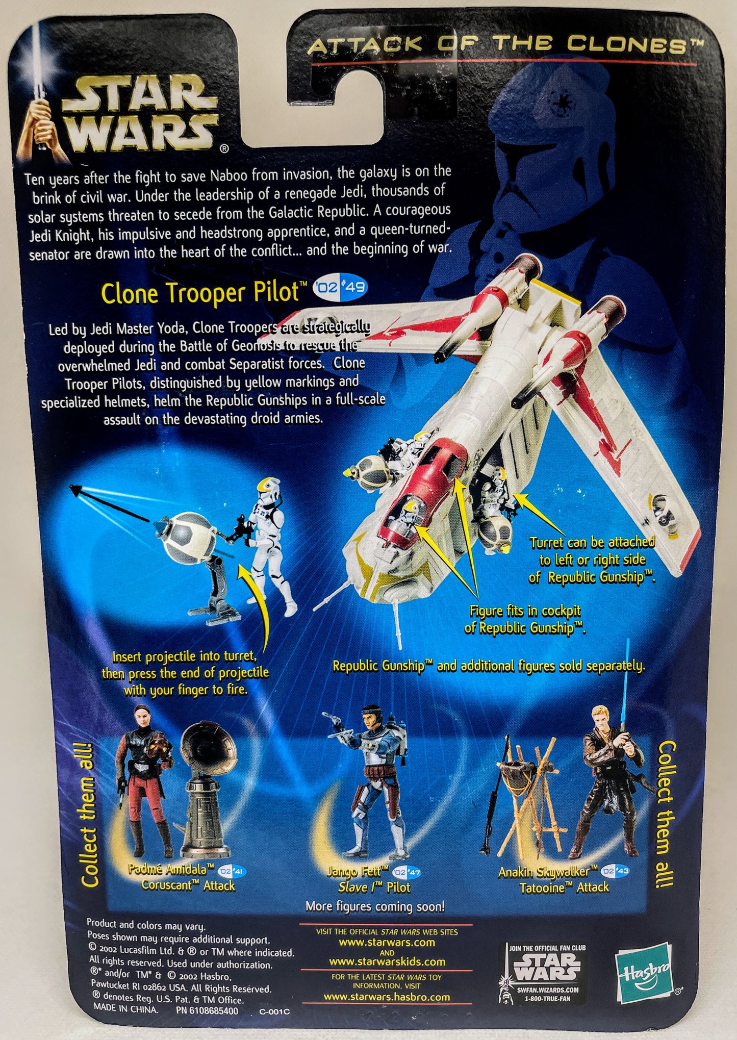 Attack of the Clones: Clone Trooper Republic Gunship Pilot