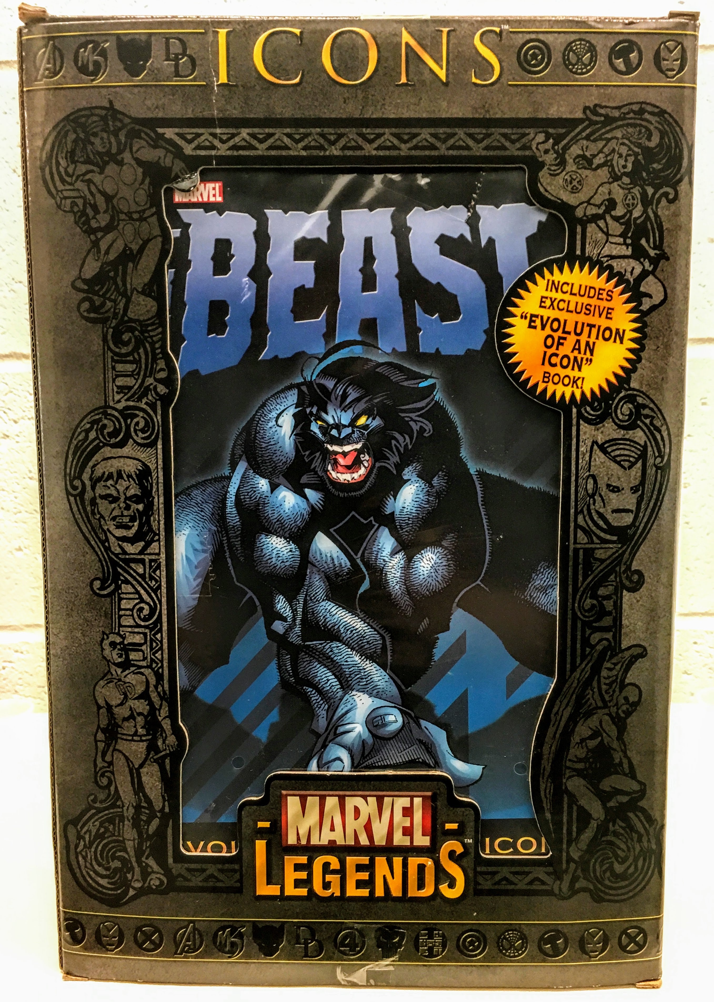 06'Toybiz/MARVEL LEGENDS ICONS“BEAST” Toy Biz Marvel Legends Icons Beast Variant 12-Inch Prototype