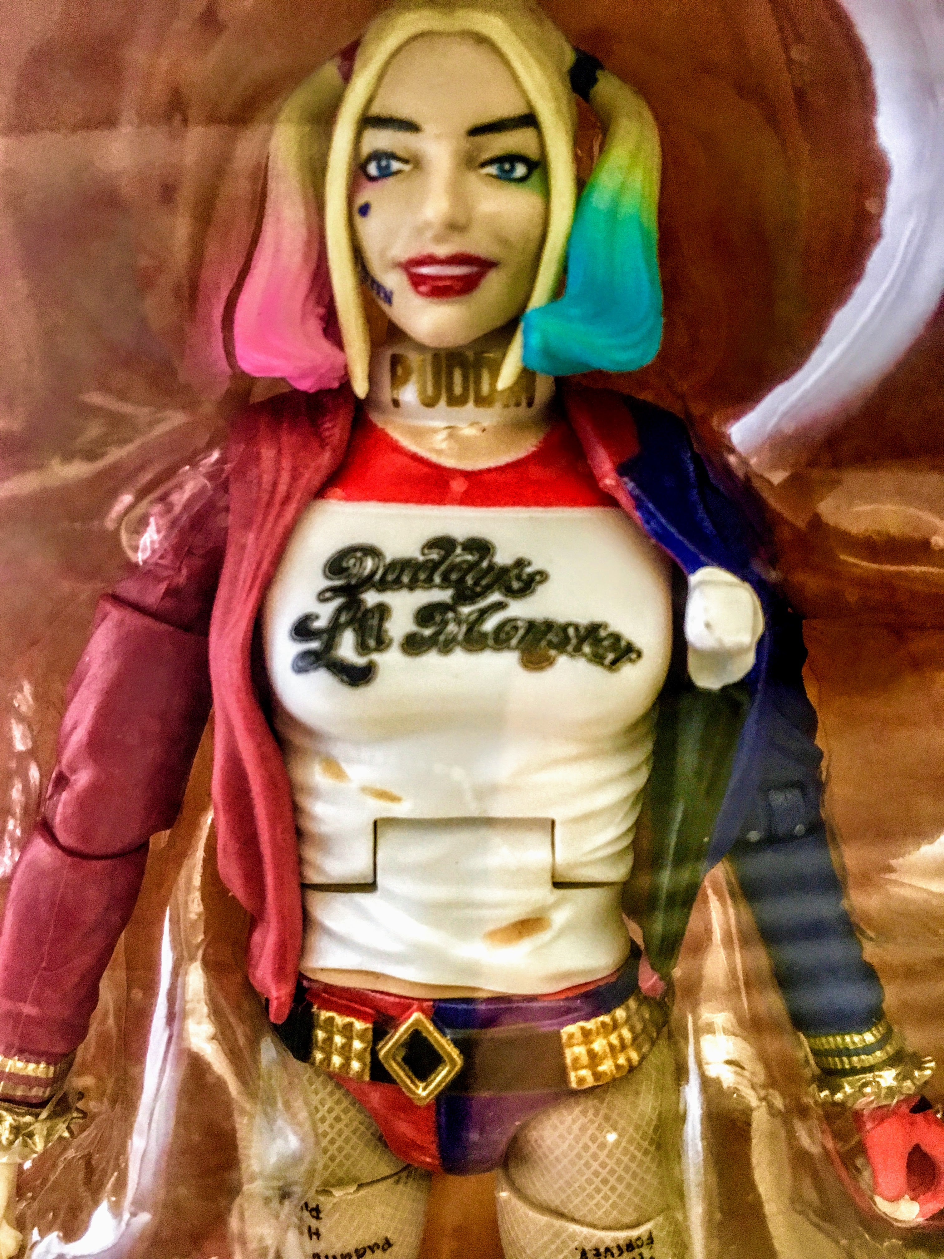 DC Comics Multiverse – Action Figure Harley Quinn 15 Cm (Rebirth) Con Martello E Pistola